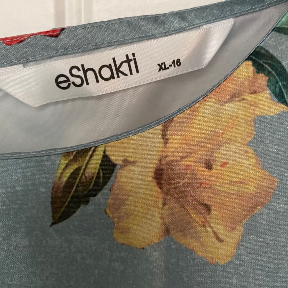 Eshakti Floral Tea length dress